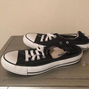 Black Converse- Shoreline Slip on Sneaker